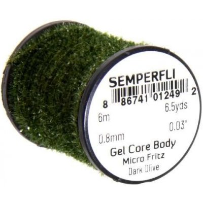 Semperfli Šenylka Gel Core Body Micro Fritz Dark Olive 0,8mm – Hledejceny.cz