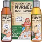 Bohemia Gifts & Cosmetics Pivrnec pivní vlasový šampon 200 ml + pivní sprchový gel 200 ml dárková sada – Zboží Mobilmania