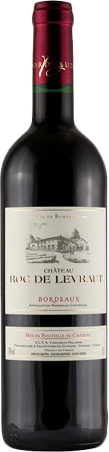 Bordeaux Petite Châteaux Roc de Levraut Bordeaux Rouge AOC 1 l