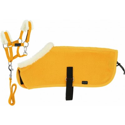 Equithème Sada ohlávky a deky Pony Academy mini yellow – Zboží Dáma