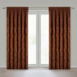 EUROFIRANY ZATEMŇOVACÍ ZÁVĚS NA PÁSCE NESKA 140X270 CM REZAVÝ – Hledejceny.cz
