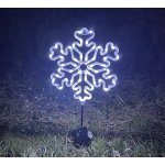 Venkovní nano dekorace na baterie s časovačem vločka 87843 – Zboží Dáma