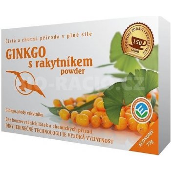 Phoenix Division Ginkgo s rakytníkem powder ginkgo plody rakytníku 75 g