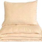 Dadka Povlečení mušelín do postýlky Krémové 100 x 135 cm 45 x 60 cm – Zboží Dáma