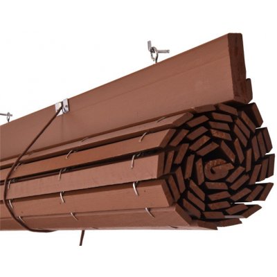 Vingo Dřevěná roleta na pergolu - mléčné čokolády 150 x 250 cm – HobbyKompas.cz