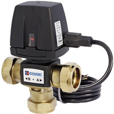 ESBE VZD 263 Přepínací ventil s pohonem DN 25 28mm Kvs 6 m3/h 43080800 – Sleviste.cz