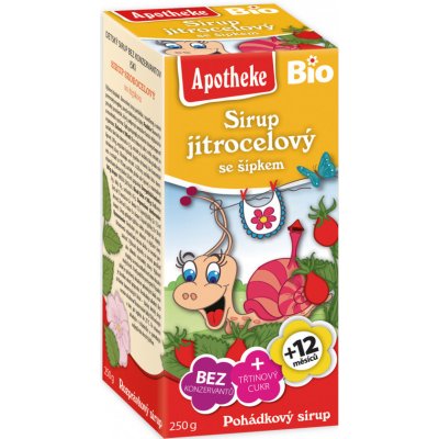 Apotheke bio Pohádkový sirup Jitrocelový 250 g – Hledejceny.cz