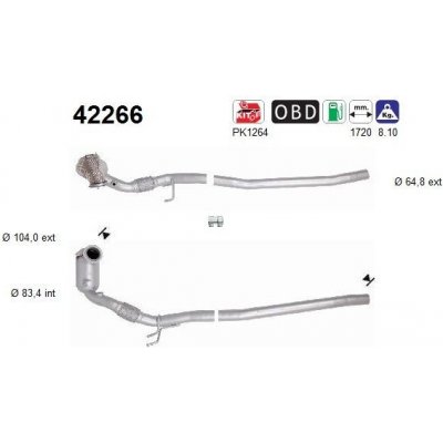 Katalyzátor AS 42266 | Zboží Auto