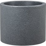 Scheurich Riva Květináč, 38,6 x 32 cm, plast, granitově šedá 64206 – Hledejceny.cz