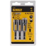 DeWALT Šroubovací nástavec se šestihranem 3ks, 8,10,13x75mm EXTREME IMPACT DT7460 DT7460 – Zboží Dáma