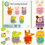 Tooky Toy arkádová hra Zvířátka na šněrování 5v1 – Zboží Dáma