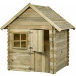 Swing King Domeček na hraní Louise, 120 × 120 × 160 cm, dřevo 7850002 – Hledejceny.cz