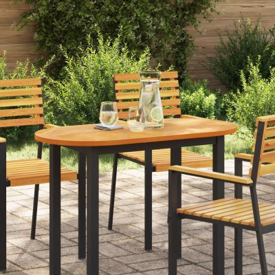 Omaxi 862471 Deska stolu Hnědá 100 x 50 x 2 cm Masivní akátové dřevo – Zboží Mobilmania