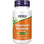 NOW Foods Americký ženšen 500 mg 100 veg kapslí – Hledejceny.cz