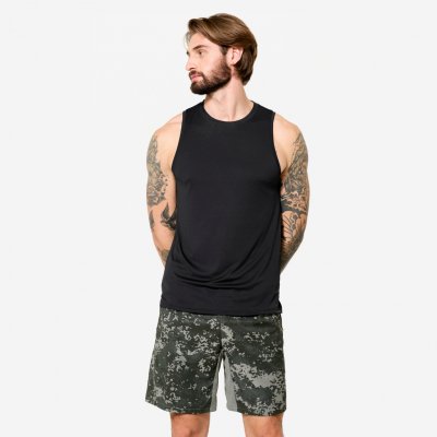 Domyos fitness tílko prodyšné černá – Sleviste.cz
