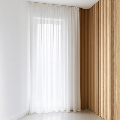 Takoy Hotová záclona Light 400x250 bílá-HT-00495 | 400 x 250 cm – Zboží Mobilmania