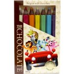 The Chocolate Čoko pastelky mléčné motiv zvířátka 100 g – Zboží Dáma