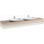 Laufen Alessi one umyvadlová deska 240x1,2x50 cm, otvor vlevo H4246240976301 – Zbozi.Blesk.cz