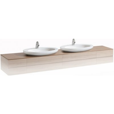 Laufen Alessi one umyvadlová deska 240x1,2x50 cm, otvor vlevo H4246240976301 – Zbozi.Blesk.cz