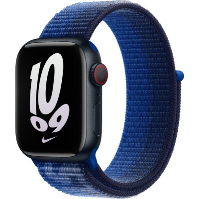 Apple Watch 41mm Game Royal – půlnočně námořnický provlékací sportovní řemínek Nike MPHY3ZM/A