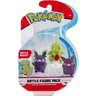 Jazwares Battle Figure Pokémon Larvitar Morpeko Figurky z pohádky