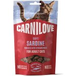 CARNILOVE Cat SOFT Snack Sardine enriched with Strawberry 50 g – Hledejceny.cz
