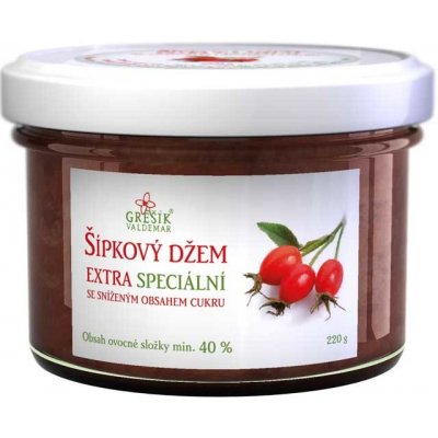 Grešík Džem šípkový extra Speciální 220 g – Zbozi.Blesk.cz