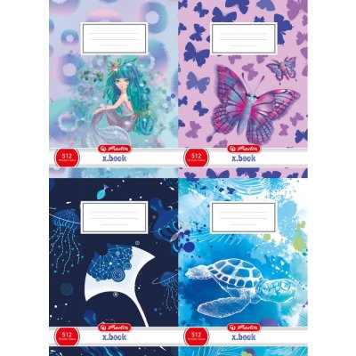 Herlitz Sešit A5 512 linka mix motivů – Sleviste.cz
