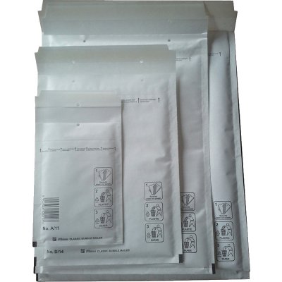 Bublinková obálka A6+ B/12 bílá s krycí páskou 120x220 – Zboží Dáma