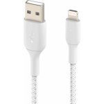 Belkin CAA002bt3MWH oplétaný USB-A - Lightning, 3m, bílý – Hledejceny.cz