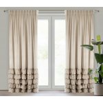 EUROFIRANY ZATEMŇOVACÍ ZÁVĚS NA PÁSCE DANI 140X270 CM BÉŽOVÁ – Hledejceny.cz