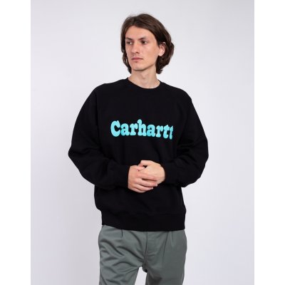 Carhartt WIP Bubbles Sweat Black / Turquoise