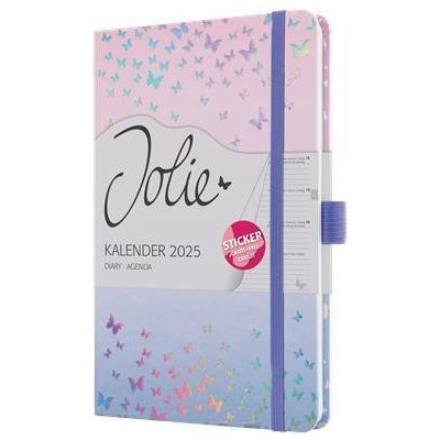 Sigel Jolie J5347 A5 týdenní 2025 Butterfly Confetti Candy – Zboží Živě