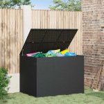 vidaXL box PE ratan 145 x 100 x 103 cm černý 317229 – Hledejceny.cz
