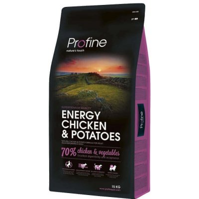 Profine Energy Chicken & Potatoes 18 kg – Zbozi.Blesk.cz