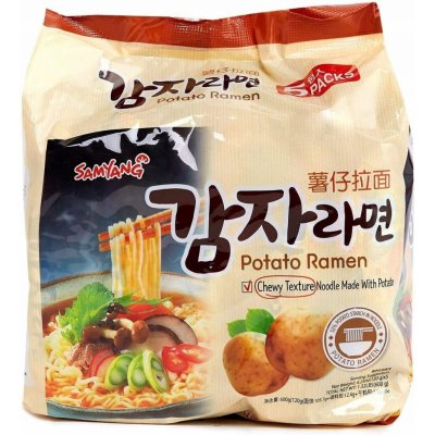 Samyang Instantní nudle Ramen Potato 5 x 120 g – Zboží Dáma