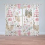 Záclony Lesní zvířátka: 2 ks - 150x250 cm - Sablio – Hledejceny.cz