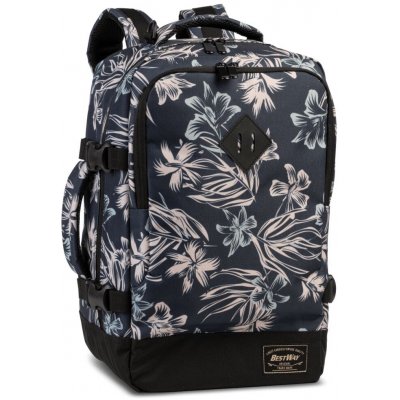 BestWay Cabin Pro Small 40290-5016 tmavě modrý s květy 40x25x20 cm – Sleviste.cz