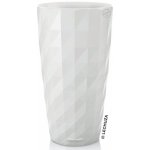 Lechuza Květináč Diamante Bílá 40 cm – Zboží Mobilmania