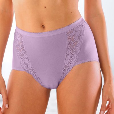 Blancheporte Kalhotky super maxi z krajky sada 3 ks černý rybíz+lila+malina – Hledejceny.cz