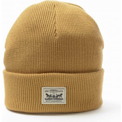 Levi´s Backpatch beanie hořčicově čepice Žlutá 000J4-0015 – Hledejceny.cz
