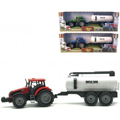 Alltoys Traktor na setrvačník s cisternou červený – Hledejceny.cz