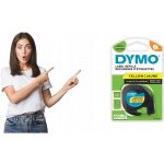 Dymo S0721620, černý tisk/žlutý podklad, 4m, 12mm – Sleviste.cz