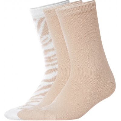 Esmara dámské ponožky 3 páry béžová – Zboží Dáma