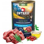 Ontario Adult kachní pate s příchutí brusinek 400 g – Hledejceny.cz