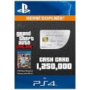 Grand Theft Auto Online Great White Shark Cash Card 1,250,000$