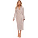 L&L dámský župan 2304 dlouhý hladký Fialovo-růžová – Zboží Dáma