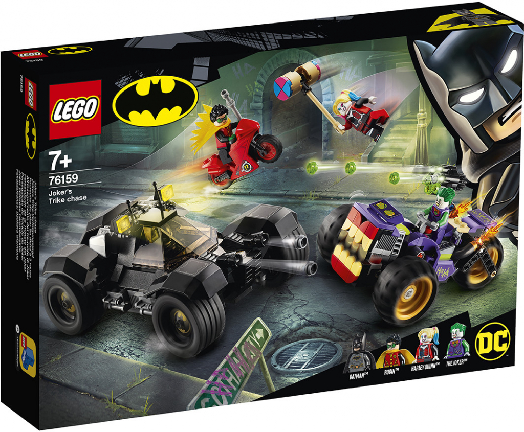 LEGO® Super Heroes 76159 Pronásledování Jokera na tříkolce od 1 399 Kč -  Heureka.cz