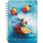 Bobo kroužkový blok Balónky A6 linka 50 listů – Zboží Živě