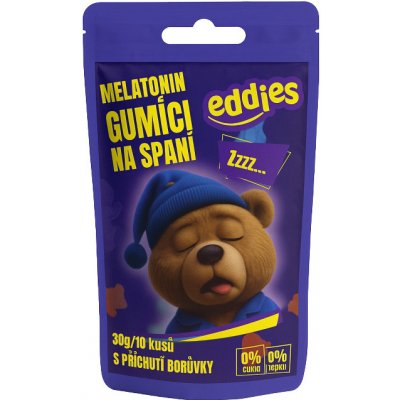 Eddies Melatonin Sleep Gummies 10 ks – Hledejceny.cz